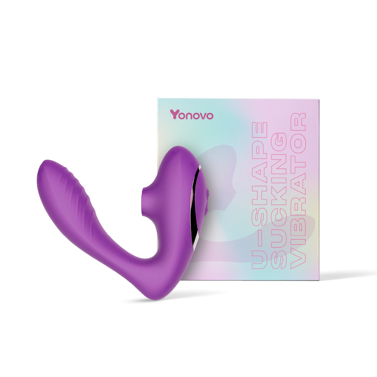 Yonovo® U-shape luchtdruk vibrator Paars