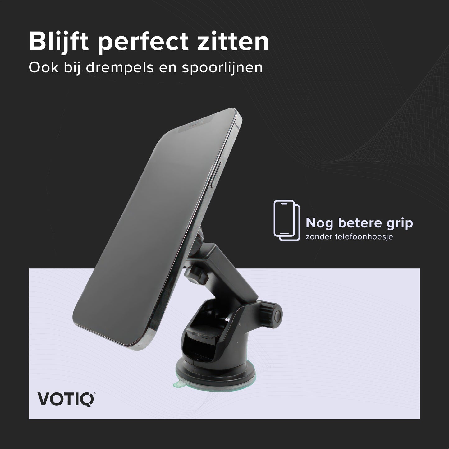 VOTIQ® MagSafe Autohouder iPhone 14/13/12 Draadloze oplader Mini/Max/Pro Apple iPhone Telefoonhouders magnetisch (Groen)…