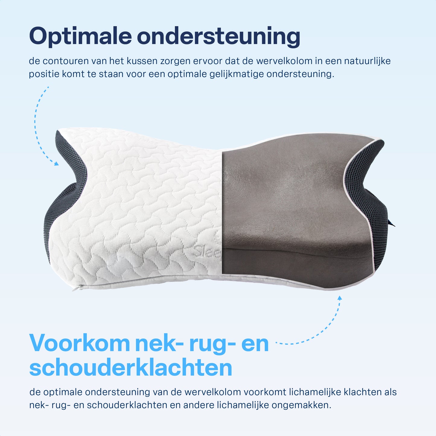Sleepies® Memory Foam Hoofdkussen voor Nekklachten