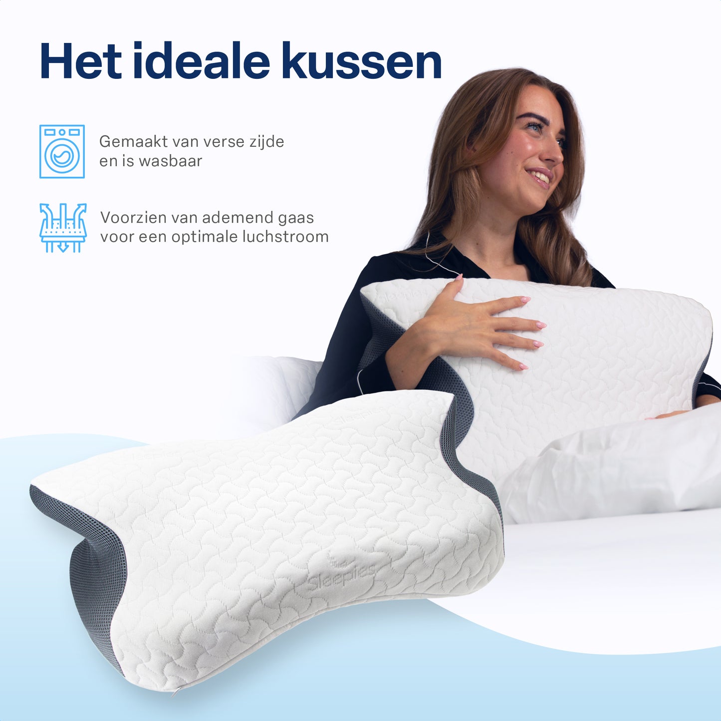 Sleepies® Memory Foam Hoofdkussen voor Nekklachten
