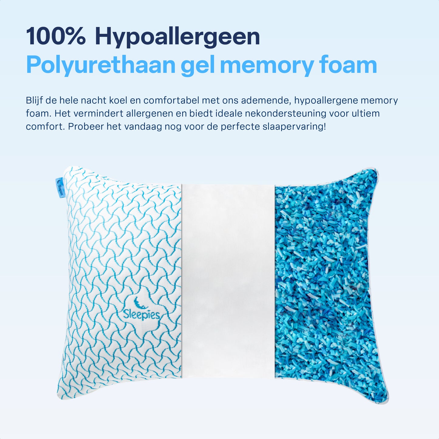 Sleepies® Verkoelend Memory Foam Hoofdkussen