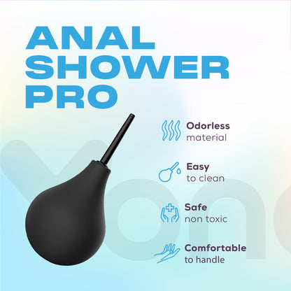 Yonovo® Anaal Douche Pro + Yonovo® Prostaat vibrator met cockring